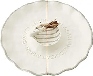 Mud Pie - Happy Ruffle Chip and Dip Set - Findlay Rowe Designs