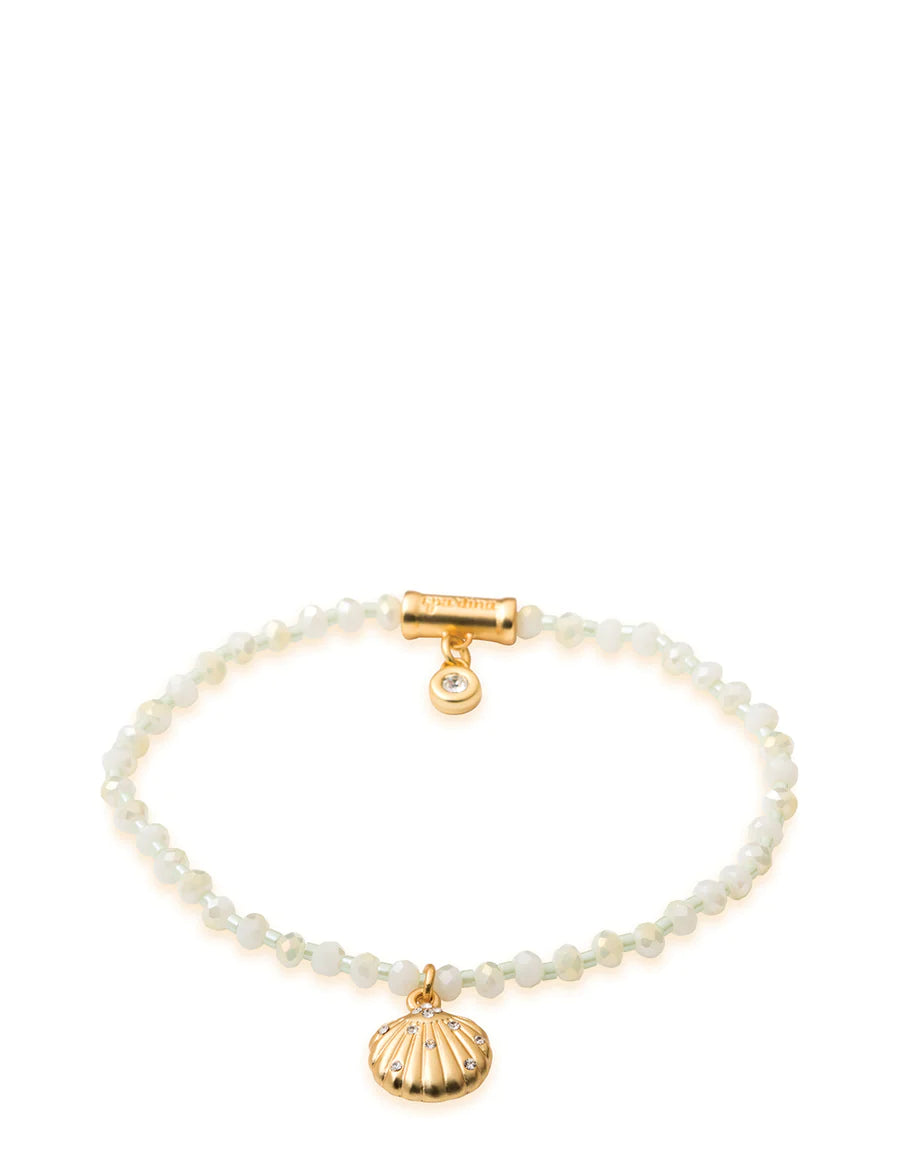 Spartina - Bracelet - Twinkle Stretch Bracelet Light Mint/Shell - Findlay Rowe Designs