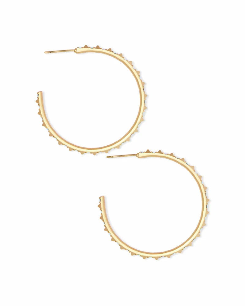 KENDRA SCOTT - Iridescent Crystal Hoop Earring Veronica - Findlay Rowe Designs