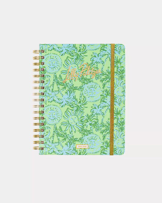 Lilly Pulitzer - 17 Month Large Agenda 2025-2026 - Cool Mint Catchin Rays - Findlay Rowe Designs