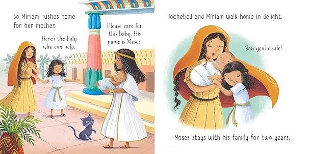 Moses in the basket (Little Board Books) - Findlay Rowe Designs