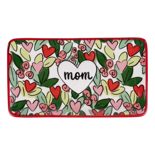 Glory Haus - Trinket Tray - Mom Hearts & Flowers - Findlay Rowe Designs