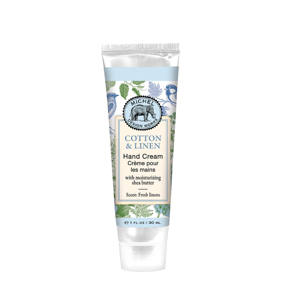 Michel Design Works - Hand Cream 1 oz - Cotton Linen - Findlay Rowe Designs