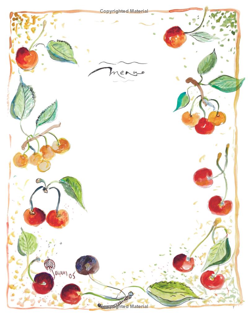 Menus: A Book for Your Meals and Memories - Findlay Rowe Designs