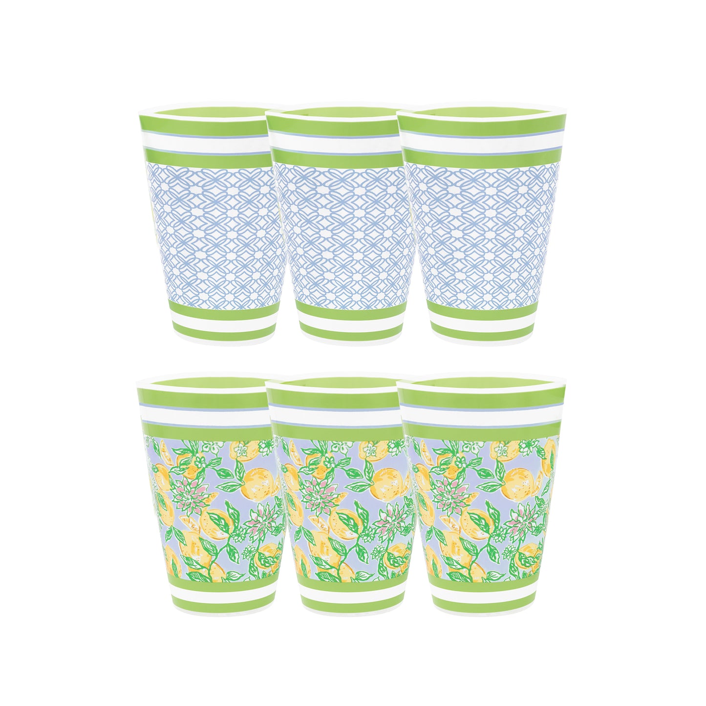 Lilly Pulitzer - Pool Cups - Make Lemonade - Findlay Rowe Designs