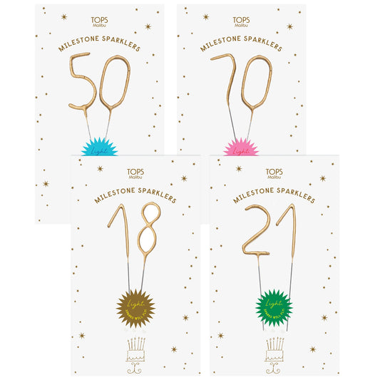 Mini Milestone Sparkle Candles - 60 - Findlay Rowe Designs