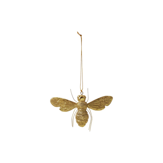 Ornament - Bee with Wire Legs - Gold - Findlay Rowe Designs
