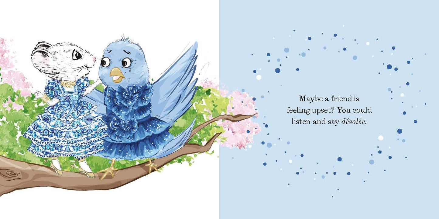 Claris says Merci - Board Book - Findlay Rowe Designs