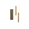 Taper Candle - Gift Box Shaped - Cream Gold Set 2
