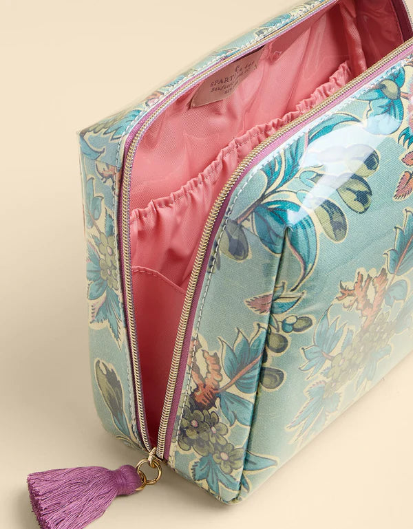 Spartina - Large Cosmetic Pouch Bridge Street - Blue