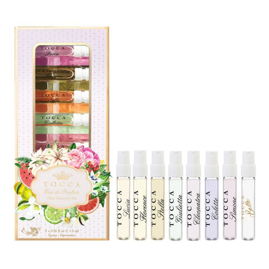 Tocca - Eau de Parfum Mini Discovery Set 8 - 1.5ml. - Findlay Rowe Designs