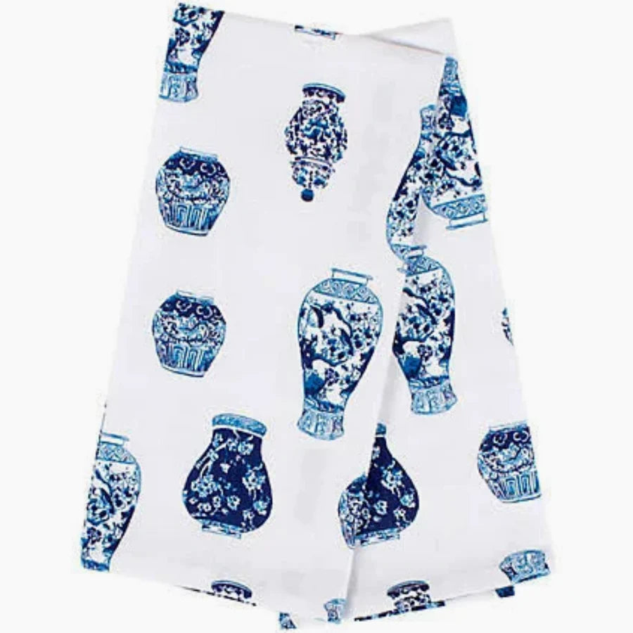 Towel - Initial Ginger Jar Guest - Findlay Rowe Designs