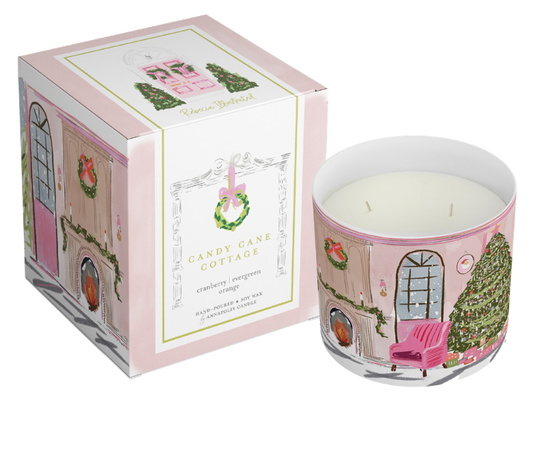 Annapolis Candle - 2-Wick Gift Boxed Candle - Candy Cane Cottage