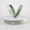 A&B Floral - Ribbon - 7/8in Velvet - Sage Green