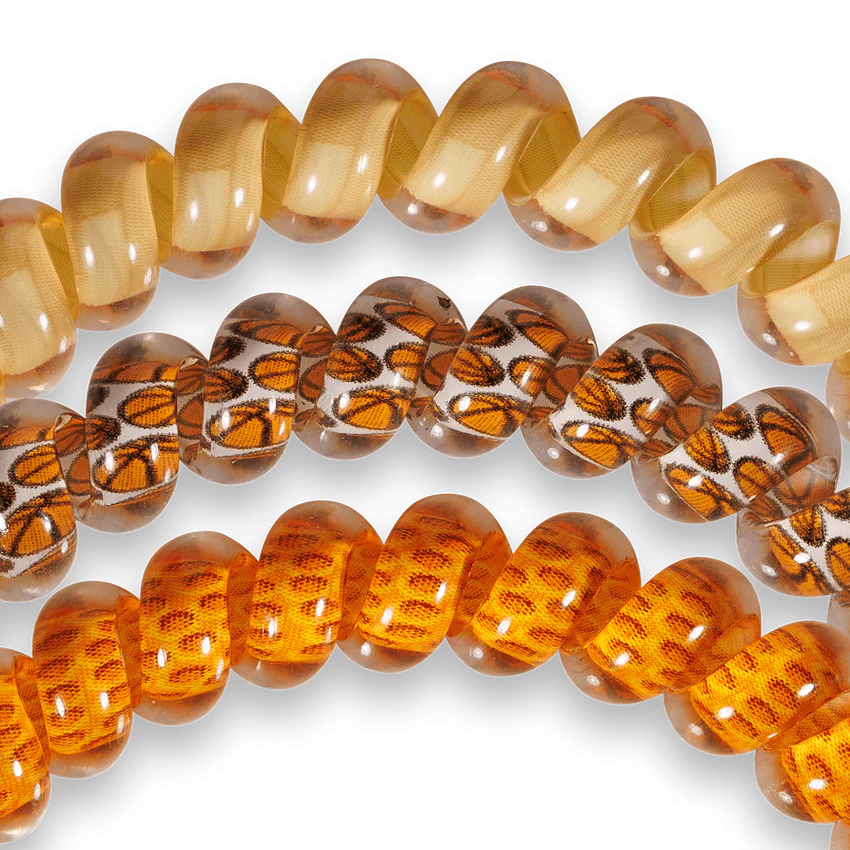 Teleties - Small Hair Ties - Basketball - Findlay Rowe Designs