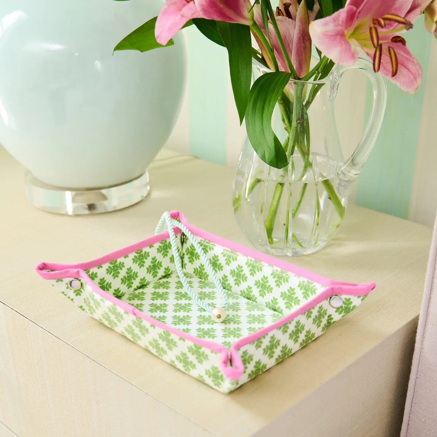 Laura Park - Snap Tray - Brushstrokes Green - Findlay Rowe Designs