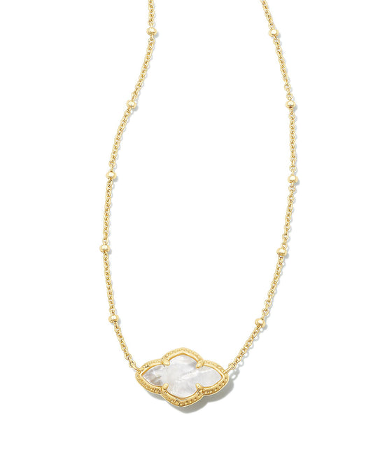 Kendra Scott - Necklace - Abbie Gold Pendant - Ivory Mother-of-Pearl - Findlay Rowe Designs