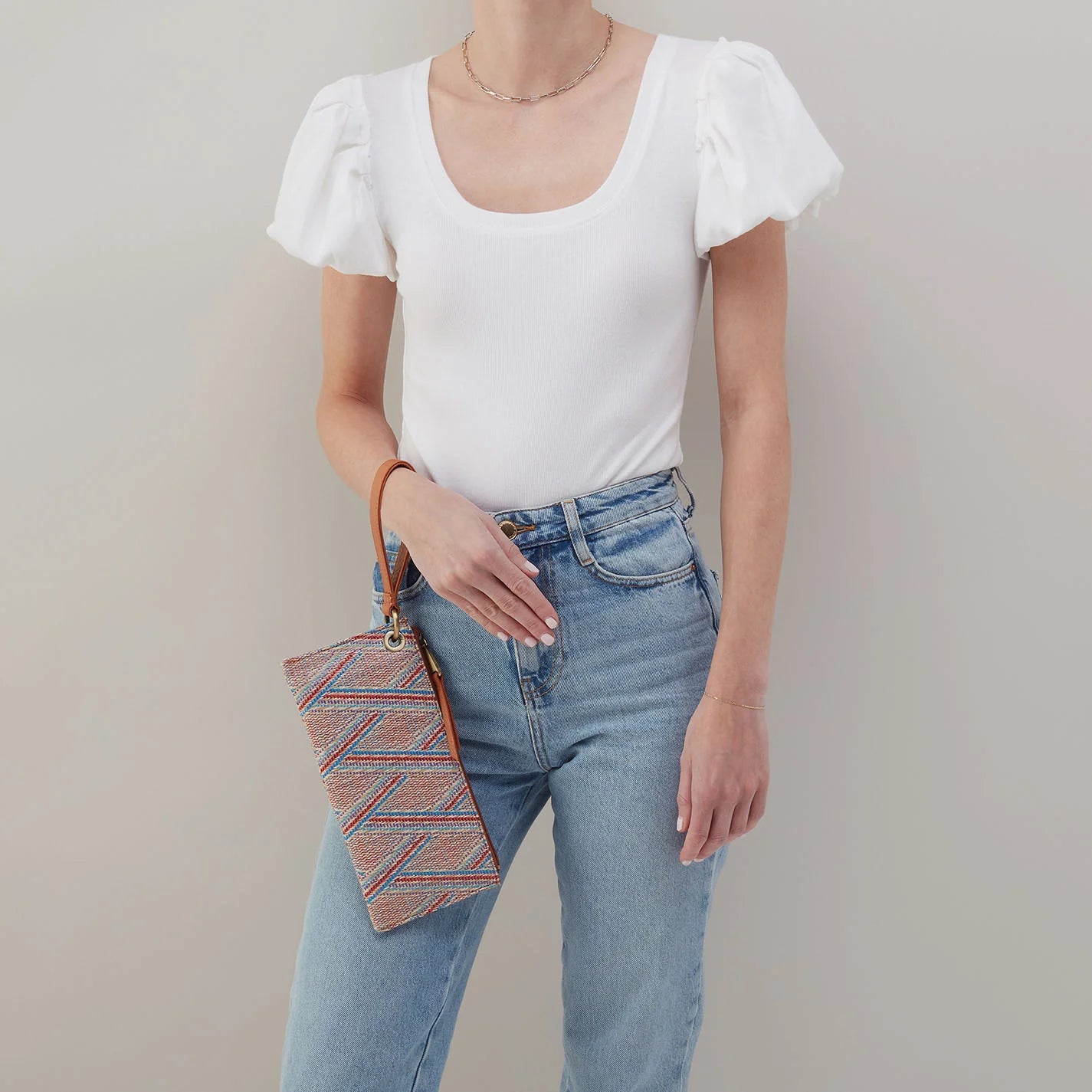 Hobo - Vida Wristlet - Sunset Raffia - Findlay Rowe Designs