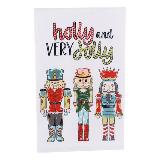 Glory Haus - Tea Towel - Holly Jolly Nutcracker