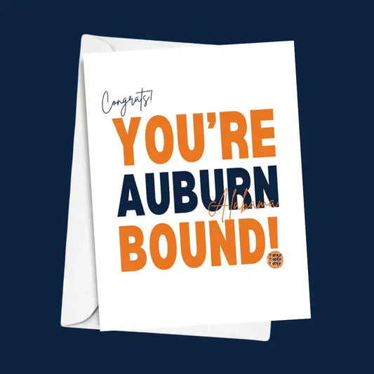 Hey Y'all Party - Greeting Card - Auburn Bound - Findlay Rowe Designs
