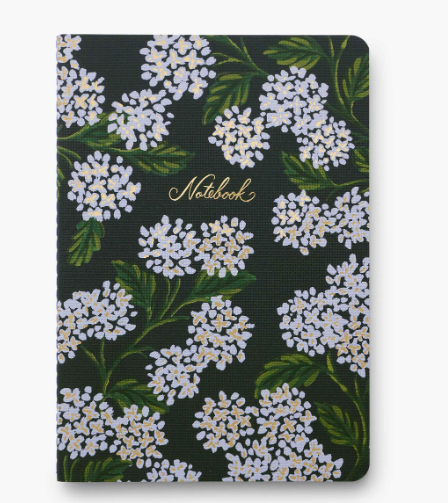 Rifle Paper Co - Notebooks Stitched - Set of 3 Hydrangea - Findlay Rowe Designs