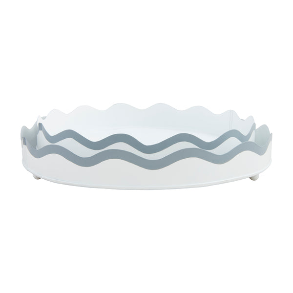 Mud Pie - Tray - Metal Scalloped - Findlay Rowe Designs