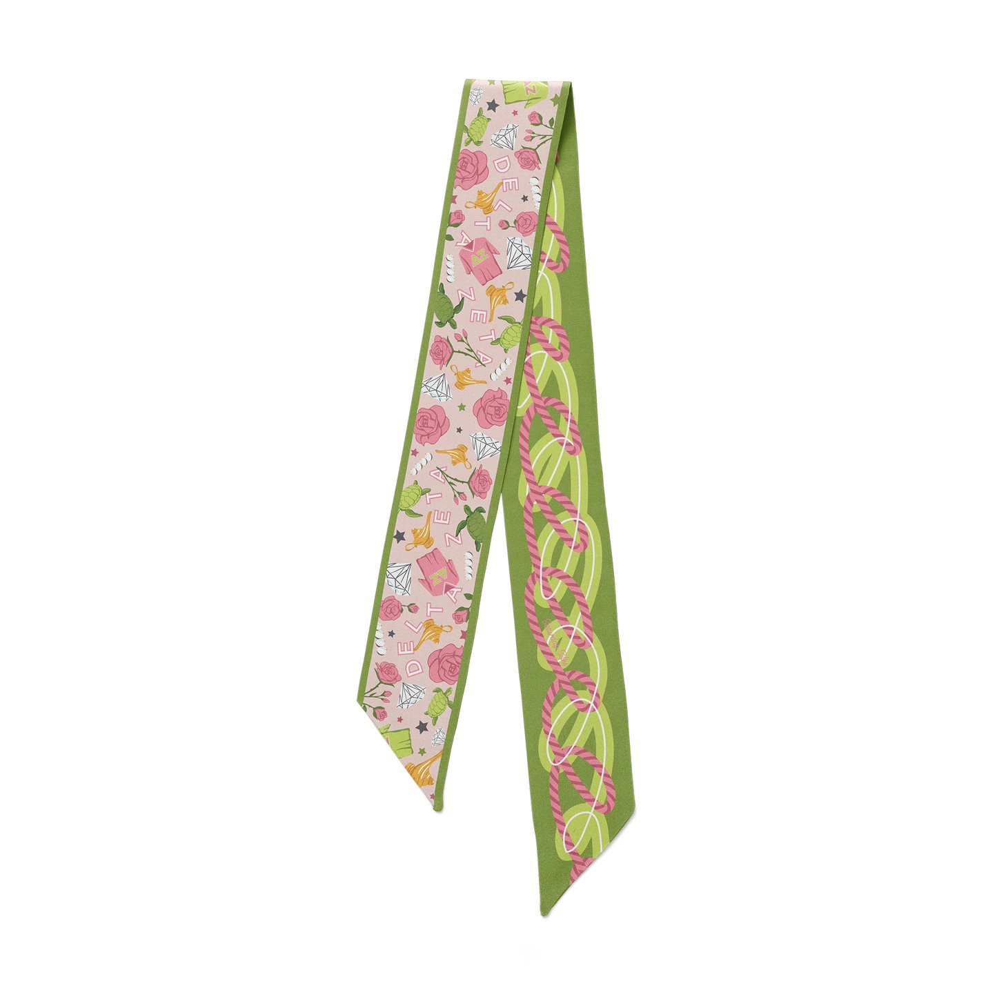 Saturday Silks - Skinny Scarf - Greek Life