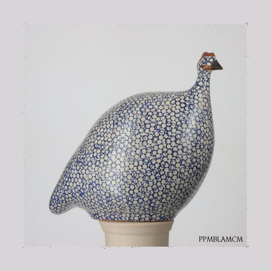 Guinea Fowl - Small - Matte White Speckled Cobalt - Findlay Rowe Designs