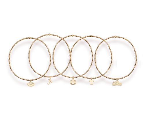 Beaded Blondes - Bracelet - Gold - Collegiate Charm