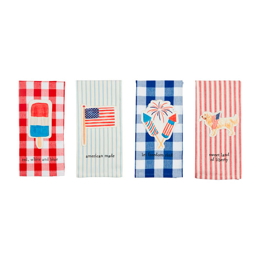 Mud Pie - Towel - Americana Patch - Findlay Rowe Designs