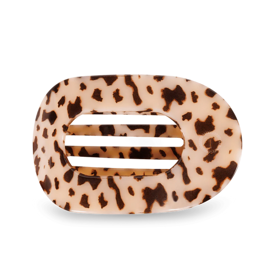 Teleties - Flat Round Clip - Blonde Tortoise - Large - Findlay Rowe Designs