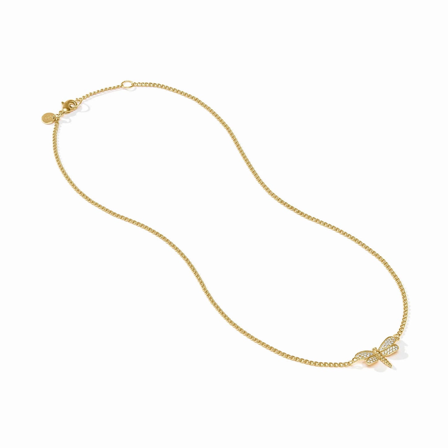 Julie Vos - Necklace - Dragonfly Pavé Delicate - Findlay Rowe Designs