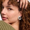 Julie Vos - Earring - Solara Spiral - Silver - Findlay Rowe Designs