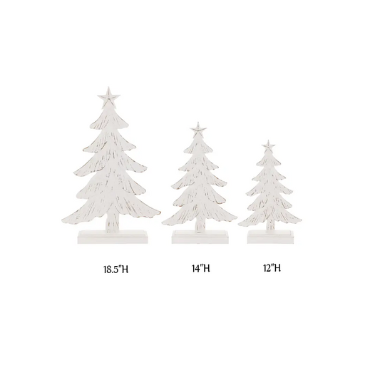 Christmas Décor - Weathered Winter White Trees - Findlay Rowe Designs