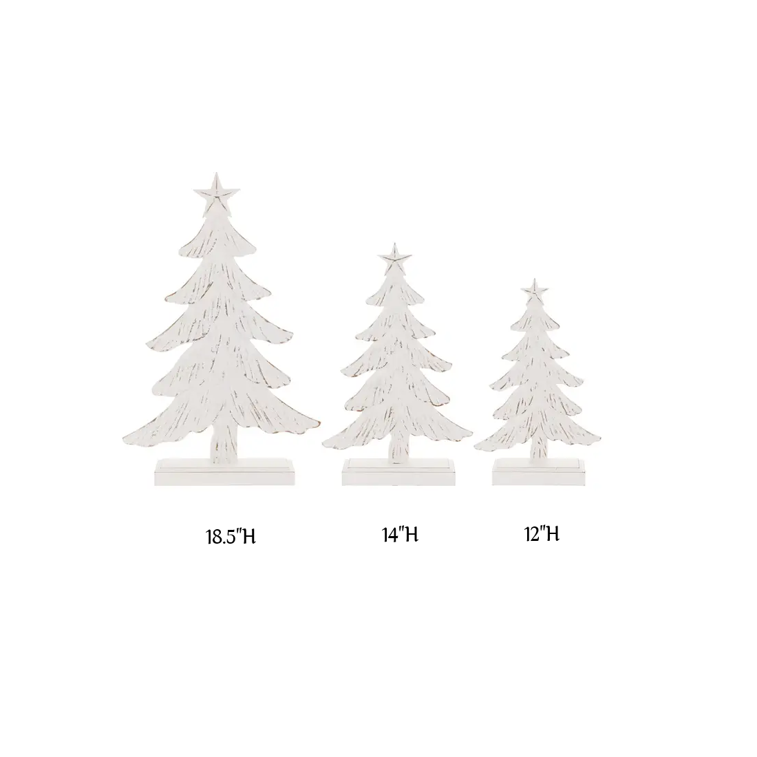 Christmas Décor - Weathered Winter White Trees - Findlay Rowe Designs