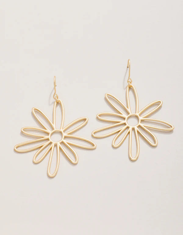 Spartina - Earrings - Gold Happy Daisy - Findlay Rowe Designs