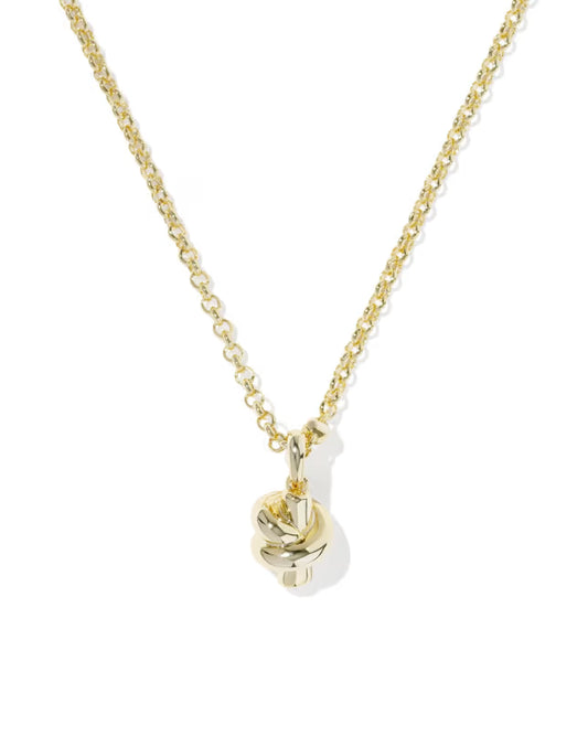 Kendra Scott - Necklace - Parker Knot Short Pendant - Gold - Findlay Rowe Designs