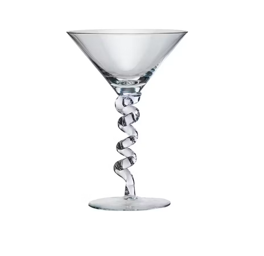 Martini Glass - Twisted Stem - 6 oz - Findlay Rowe Designs