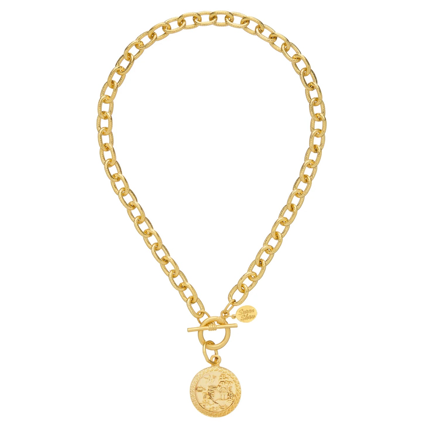 Susan Shaw - Necklace - Blue Willow Toggle