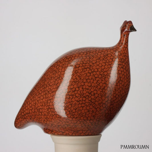 Guinea Fowl - Medium - Red Speckled Black - Findlay Rowe Designs