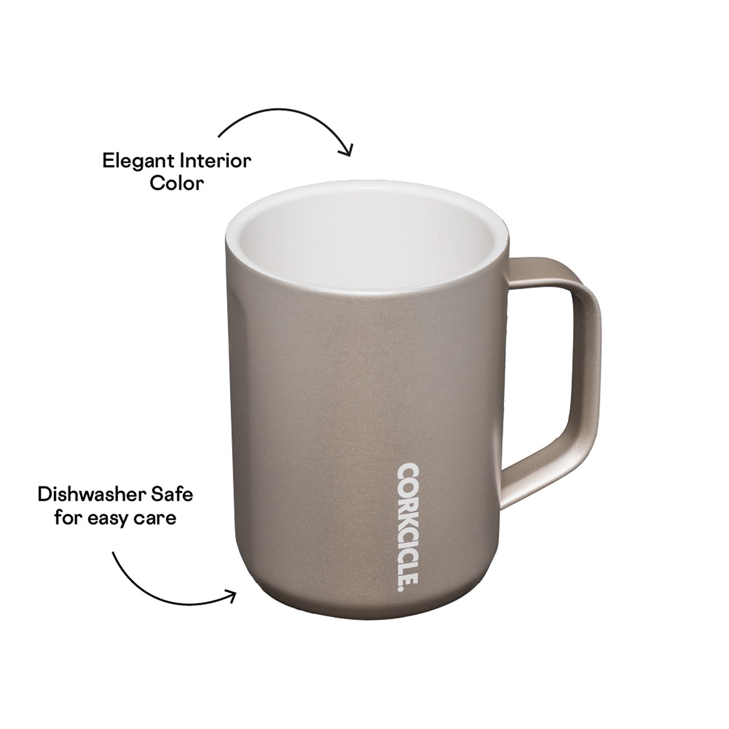 Corkcicle - Mug - 16oz Rifle Paper - Curio Cream - Findlay Rowe Designs