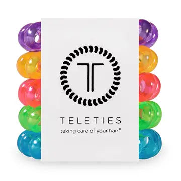 Teleties - Spiral Hair Ties - - Tiny - You Glow, Girl! - Findlay Rowe Designs