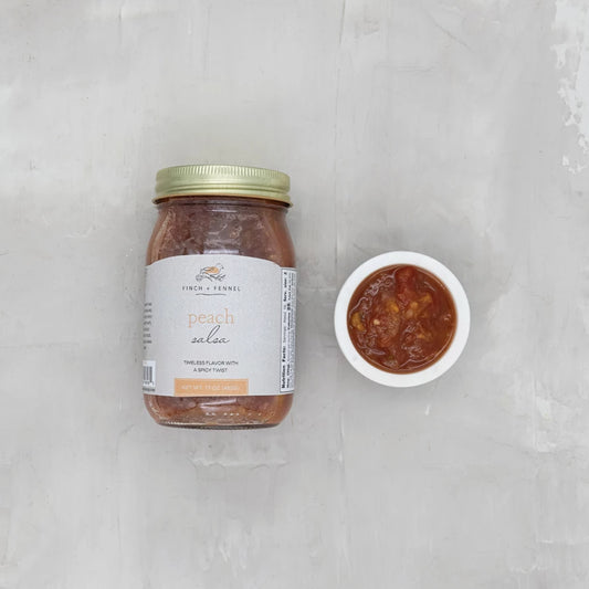 Finch and Fennel - 17 oz. Peach Salsa - Findlay Rowe Designs