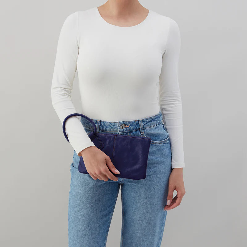 Hobo - Sable Wristlet - Polished Leather Winter Violet