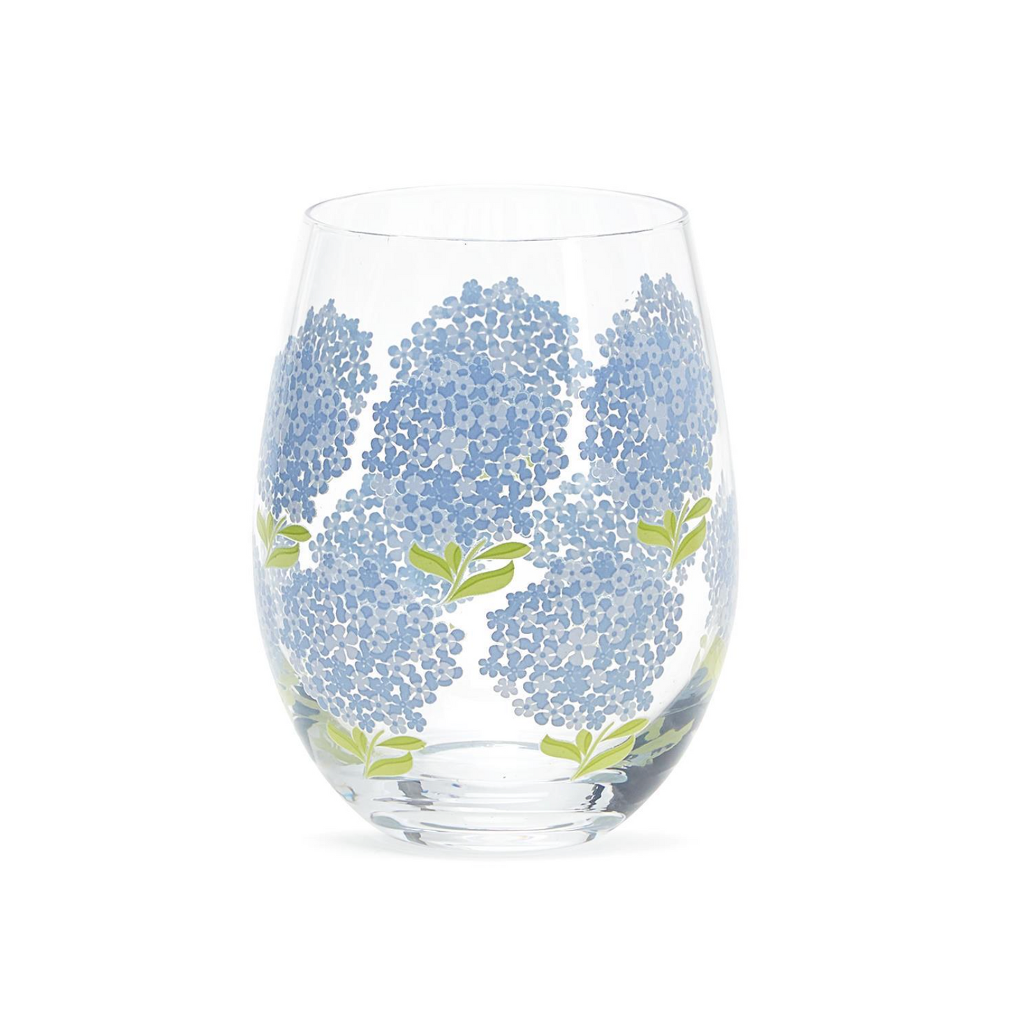 HYDRANGEA STEMLESS WINE GLASS