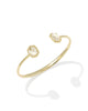 Kendra Scott - Bracelet - Daphne Gold Frame Cuff - Ivory Mother-of-Pearl - Findlay Rowe Designs