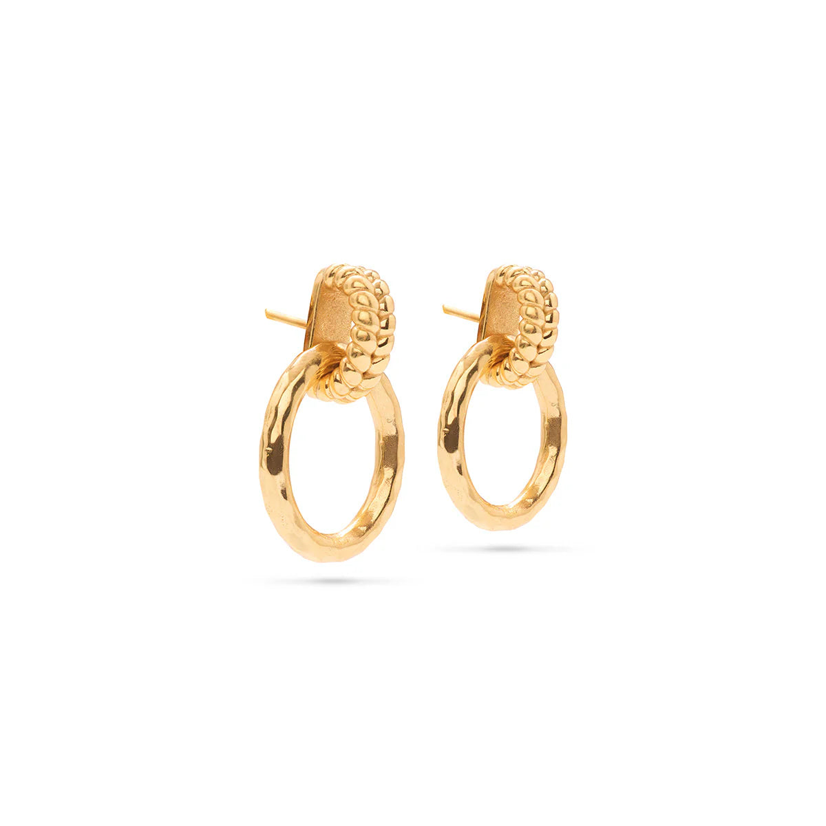 Earrings - Cleopatra Regal Link - Gold - Findlay Rowe Designs