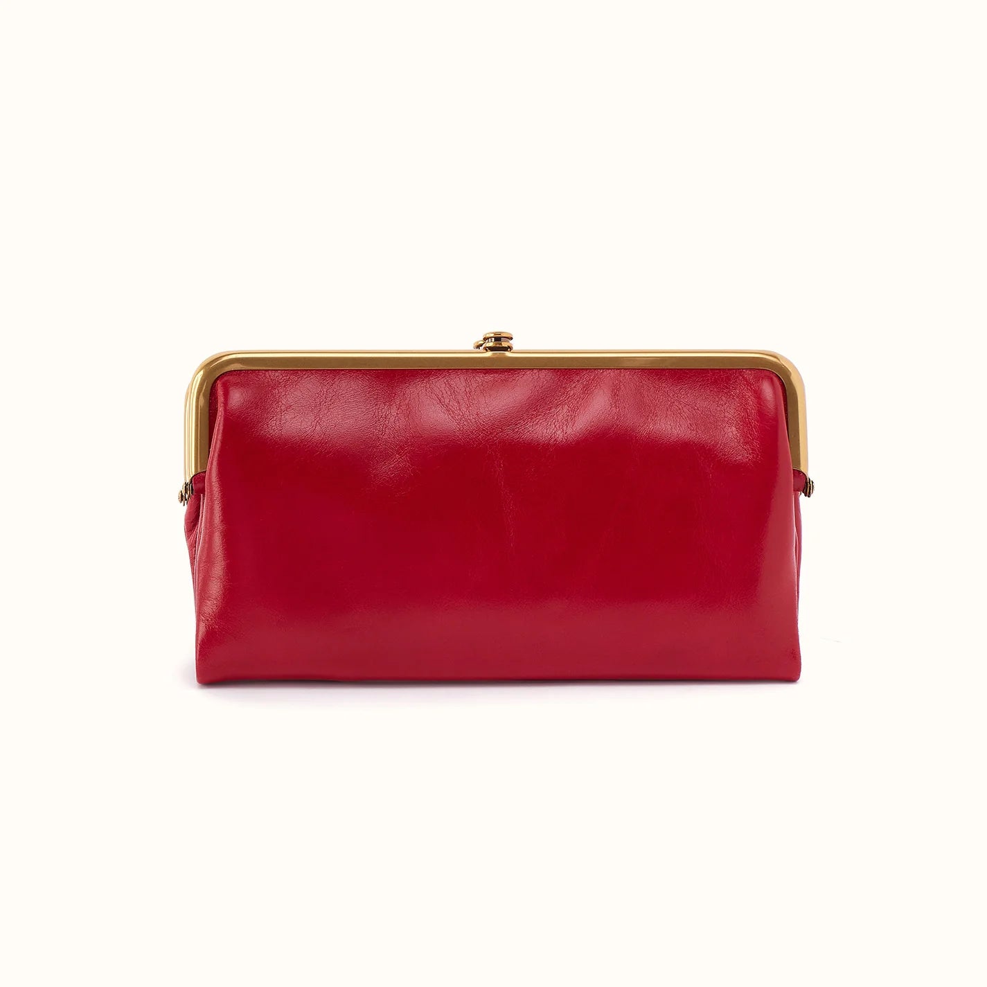 Hobo - Lauren Clutch Wallet - Polished Leather True Red - Findlay Rowe Designs
