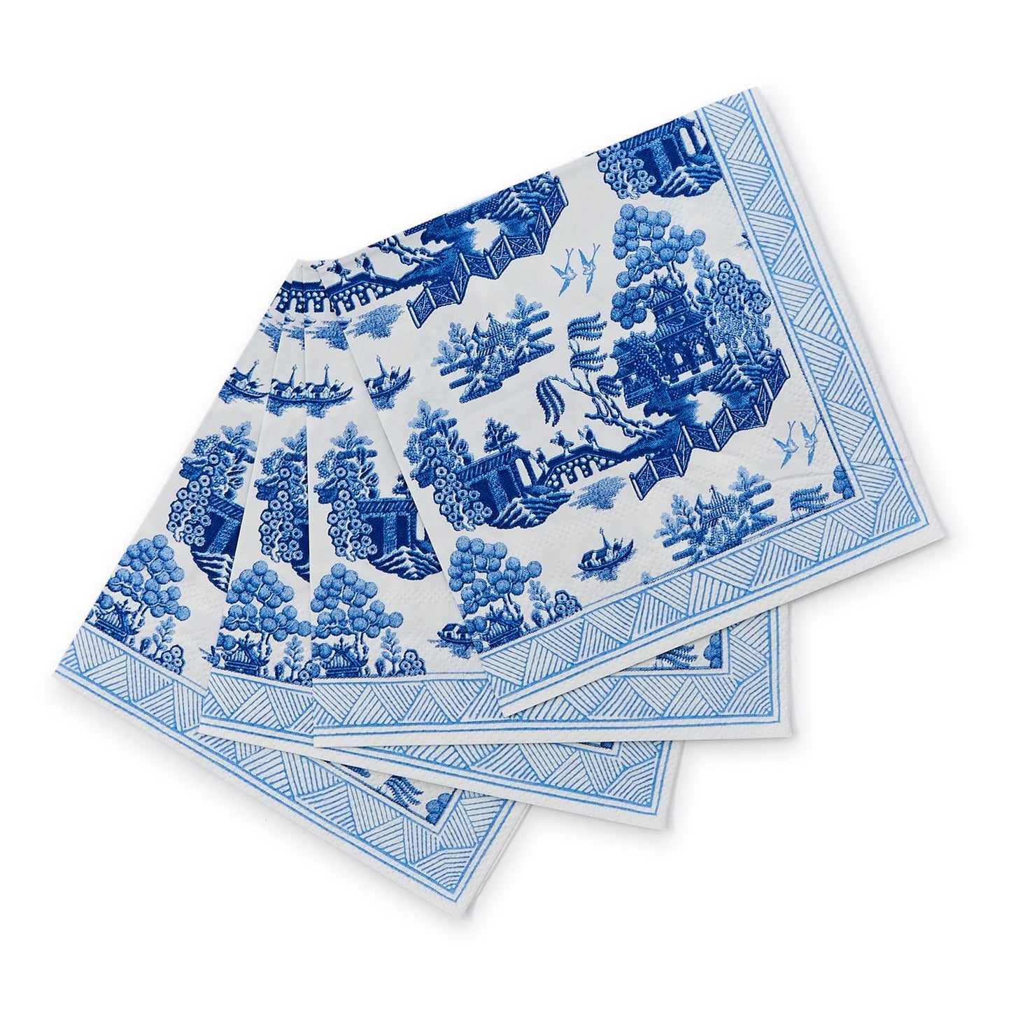 Napkins - Cocktail - Blue Willow - Findlay Rowe Designs