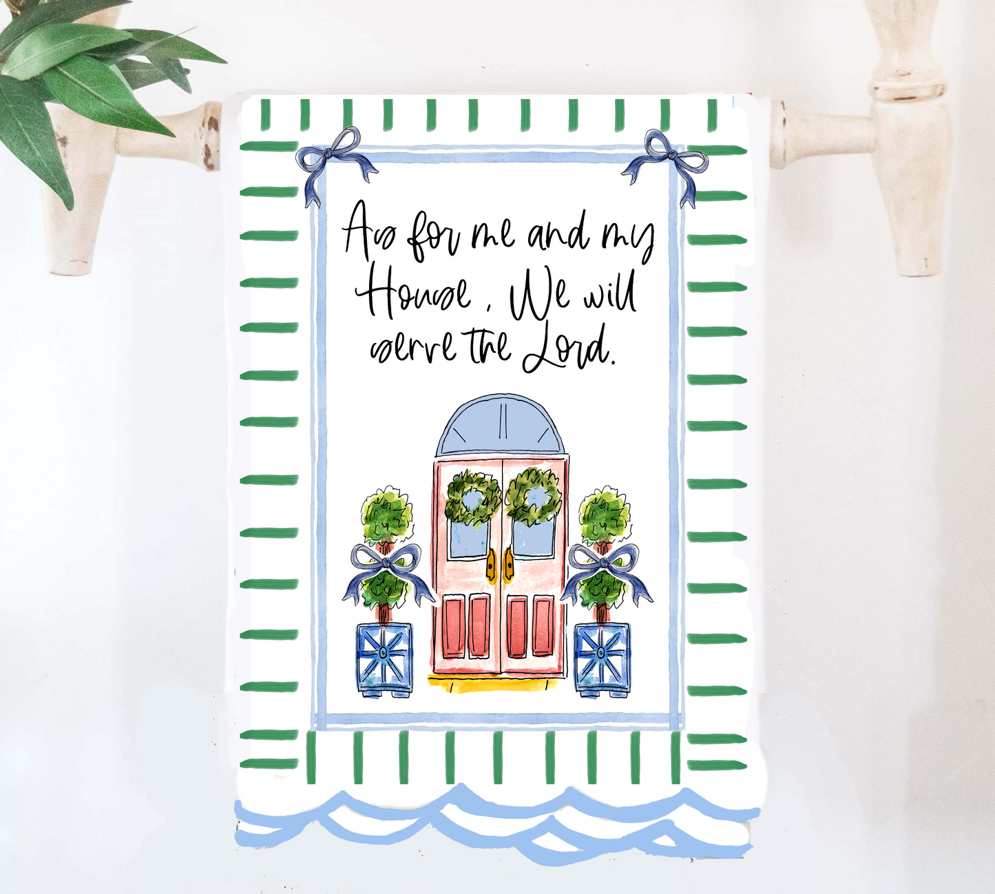 Happy by Rachel - Towel - As For Me and My House - Findlay Rowe Designs